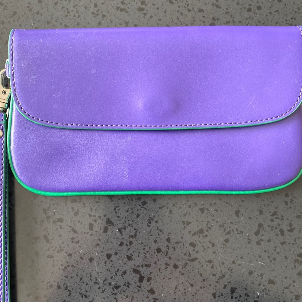 Purple Baekgaard clutch